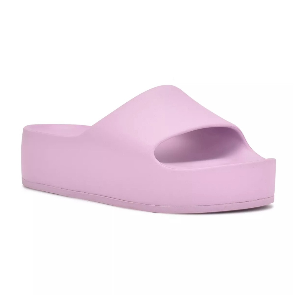 BRAND NEW NEVER WORN Platform Slides